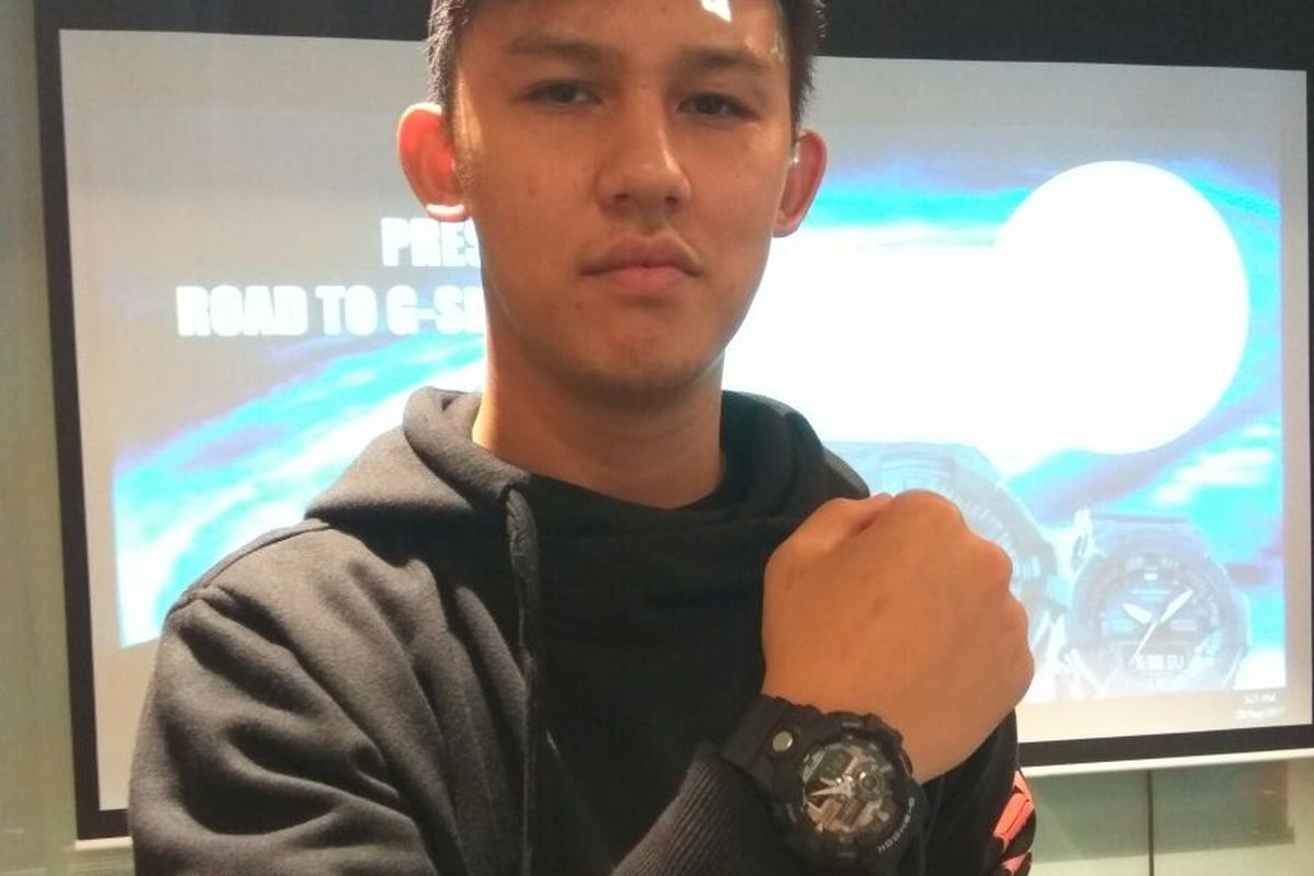 Jevin Julian dengan jam tangan G-Shock-nya