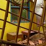 Gedung Kelas MTS di Lumajang Roboh Tersapu Hujan Deras