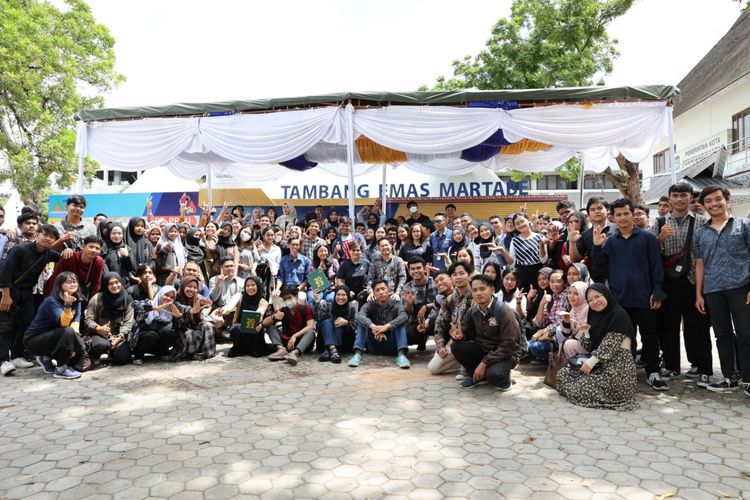 Sebanyak 123 mahasiswa berpartisipasi dalam kegiatan E-Coaching Jam (ECJ) yang digelar PT Agincourt Resources (PTAR), pengelola tambang emas Martabe, di Medan, Sabtu (17/6/2023).
