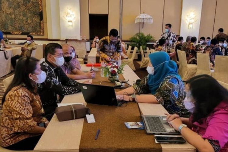 Pemerintah Provinsi (Pemprov) Daerah Khusus Ibu Kota (DKI) Jakarta dalam pelaksanaan ?Business Matching Pengadaan Produk dalam Negeri dan UMKM? di Nusa Dua, Bali pada Selasa (22/3/2022) hingga Kamis (24/3/2022).