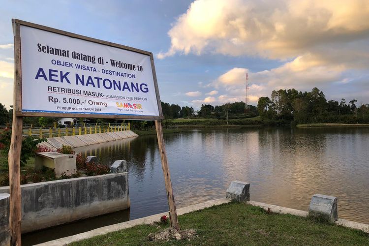 Danau Aek Natonang di Kabupaten Samosir, Sumatera Utara.