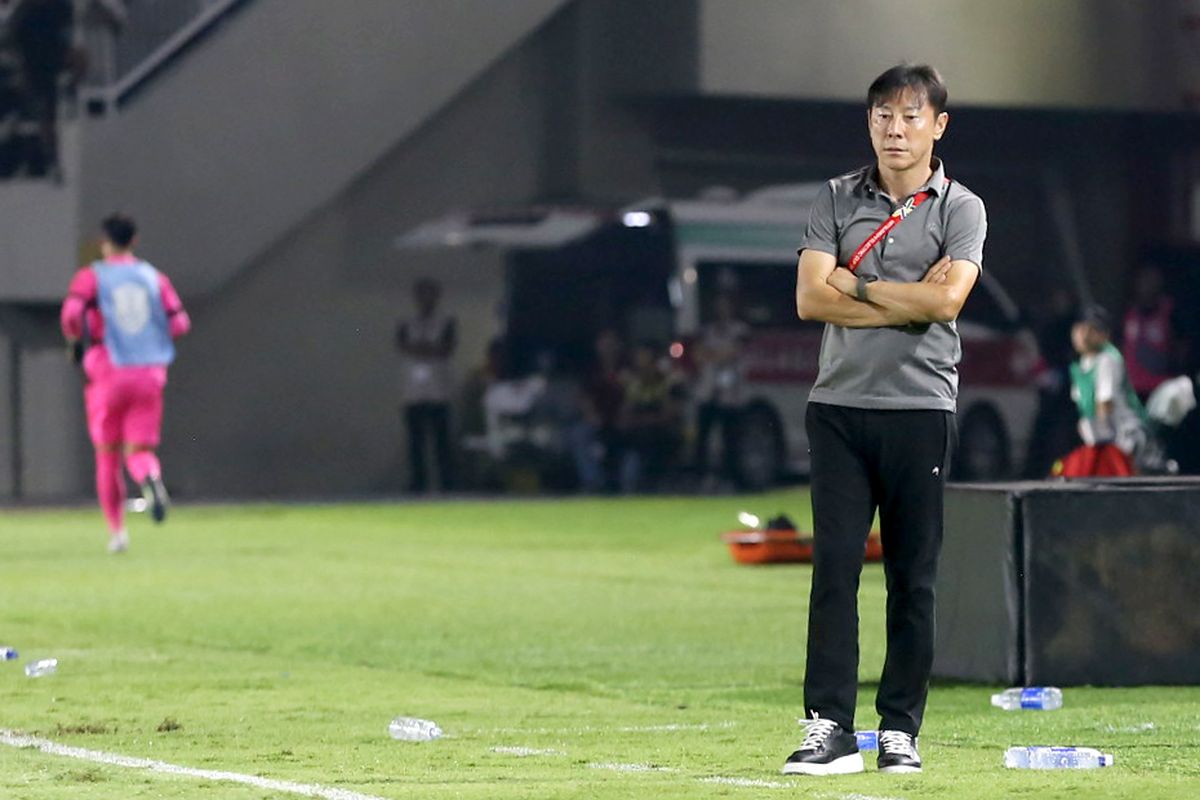 Pelatih timnas Indonesia asal Korea Selatan, Shin Tae-yong.