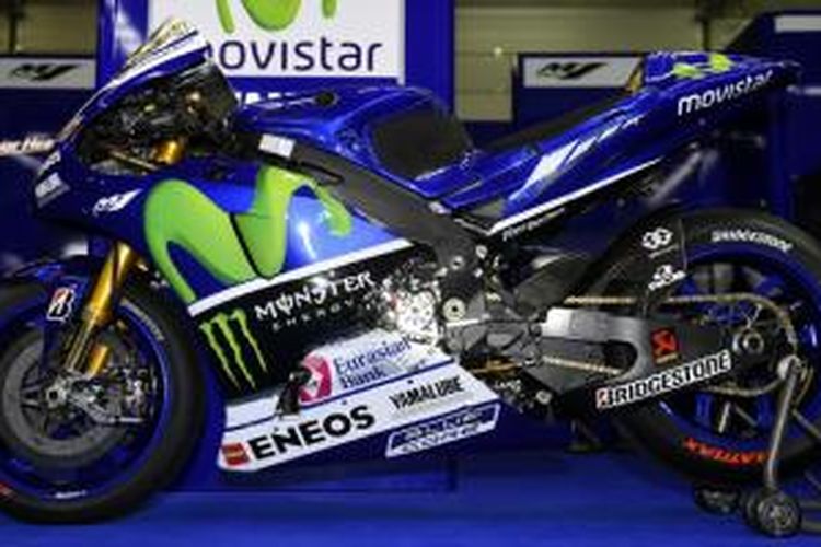 Livery baru YZR-M1 MotoGP, tagline 