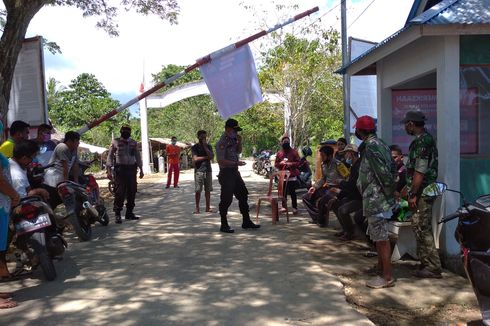 Desa Tetangga Ada Makam PDP, Warga Minahasa Utara Blokade Jalan