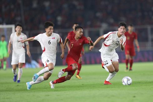 Timnas U-19 Indonesia Vs Korea Utara, Garuda Muda Samakan Kedudukan