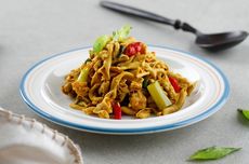 Resep Usus Bumbu Kuning Ala Warteg, Pakai Kemangi