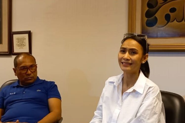 Wenny Ariani hadir dalam konferensi pers di kawasan Tebet, Jakarta Selatan, Rabu (14/6/2023). 