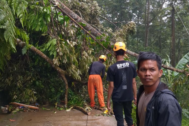 Diguyur Hujan 3 Jam, Tanah Longsor Terjang Dua Rumah di Wadaslintang Wonosobo
