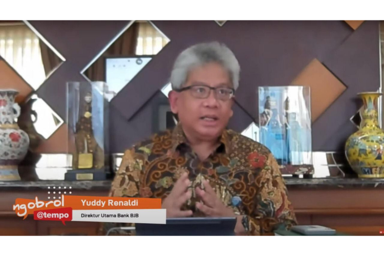 Direktur Utama PT Bank Pembangunan Daerah Jawa Barat dan Banten Tbk (BJB) Yuddy Renaldi. 