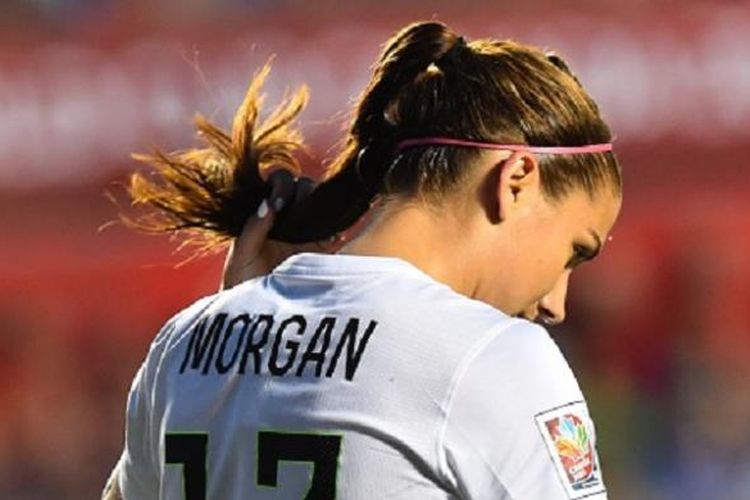 Pesepak bola wanita Amerika Serikat, Alex Morgan.