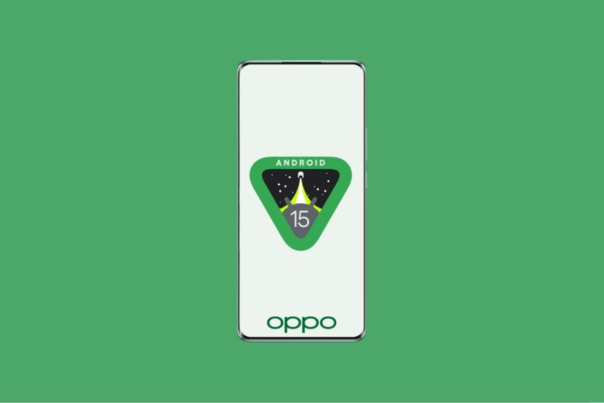 Ilustrasi Android 15 untuk perangkat Oppo