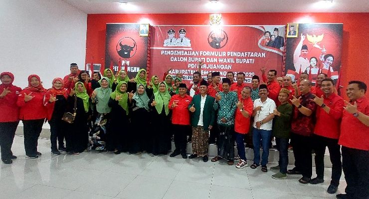 Kembalikan Formulir di PDI-P, 3 Pendaftar Penjaringan Pilkada Kabupaten Semarang Bertemu