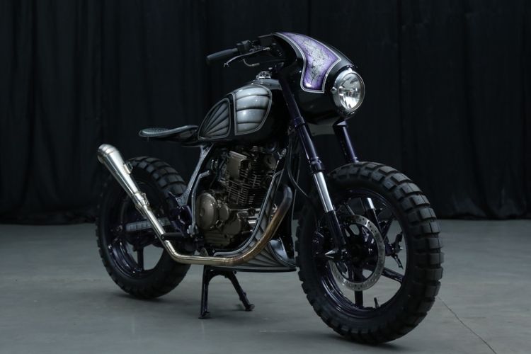 Motor custom Yamaha Scorpio garapan Imagineering Customs