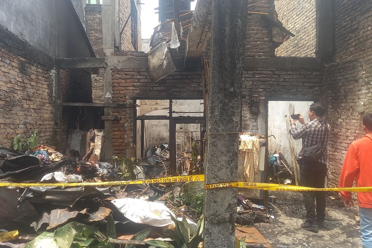 Rumah berlantai 2 di Kota Medan terbakar, 6 orang penghuninya tewas