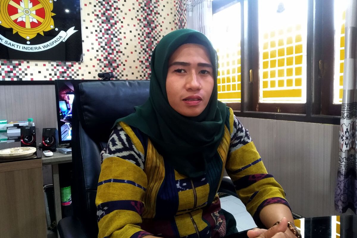 Kepala Satuan Reserse Kriminal Polres Blitar AKP Tika Pusvita Sari, Jumat (25/3/2022)