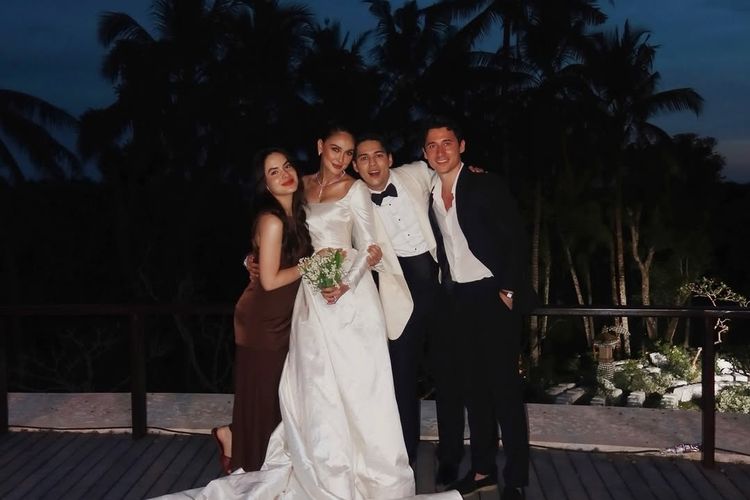 Steffi Zamora Unggah Foto Kondangan Bareng Nino Fernandez di Pernikahan Luna Maya dan Maxime Bouttier 