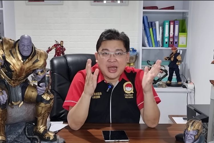 Pengacara Alvin Lim dalam tayangan video di kanal YouTube Quotient TV.
