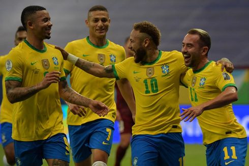 Perjalanan Brasil ke Final Copa America 2021, Neymar dkk Tertajam!