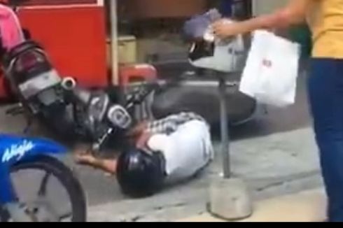 Pria Tiba-tiba Jatuh dari Motor di Bali karena Epilepsi Bukan Corona