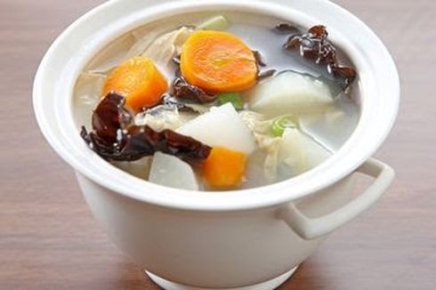 Resep Sup Lobak Bening Sederhana, Adem di Tenggorokan