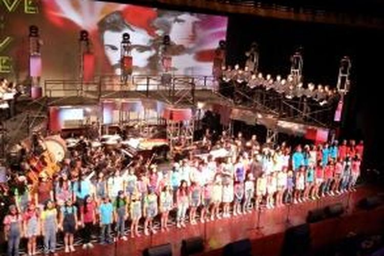 The Resonanz Children Choir tampil mengesankan pada konser 