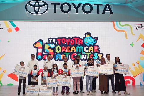 Meriahkan HUT RI di GIIAS 2022, Toyota Umumkan Pemenang Lomba Gambar