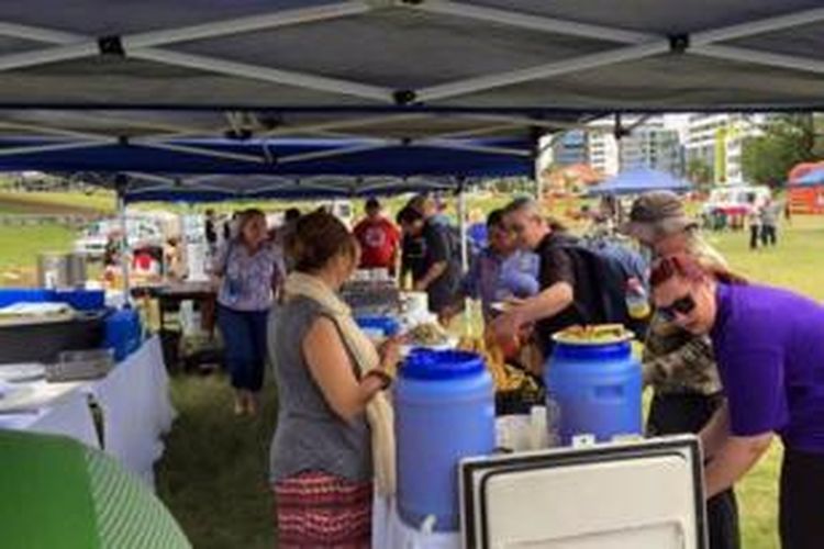 Koki top di Queensland merayakan Natal bersama orang yang tidak mampu.