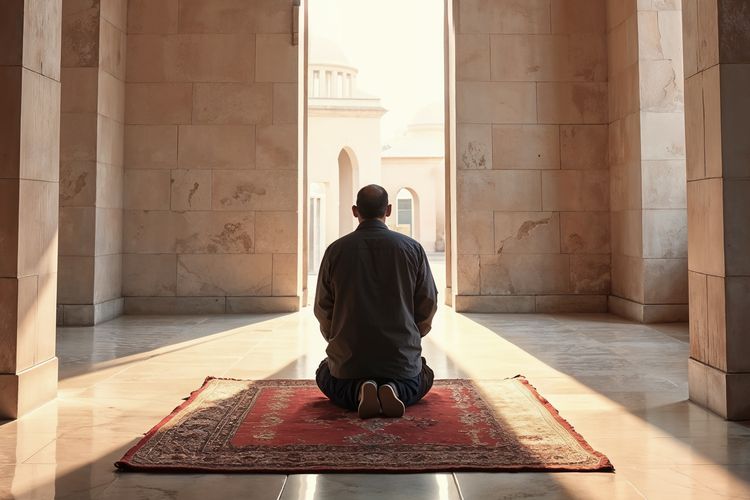 Ilustrasi sholat taubat