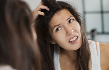 Ilustrasi rambut kering