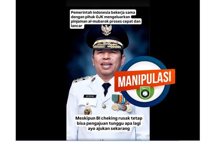 Tangkapan layar Facebook narasi yang mengeklaim Dedi Mulyadi mempromosikan pinjol