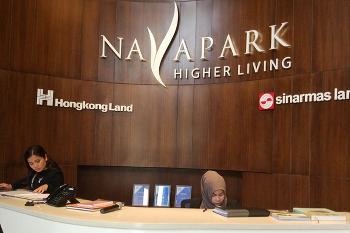 Marketing Gallery NavaPark, di BSD City, Tangerang Selatan.