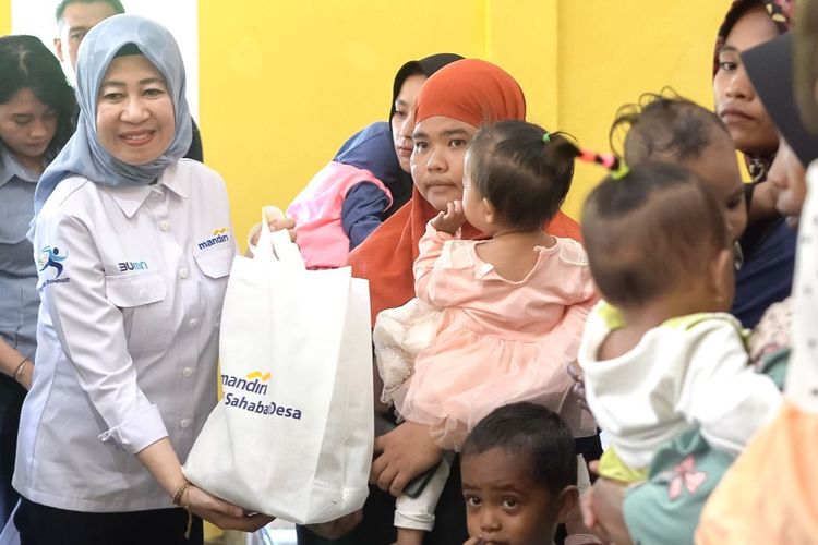 Mandiri Sahabat Desa Sasar 200 Keluarga Risiko Stunting di Sulawesi Tengah