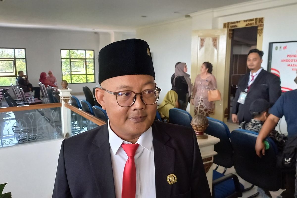 Wisnu Sabdono Putra saat ditemui setelah pelantikan di DPRD Kota Yogyakarta, Senin (12/8/2024)