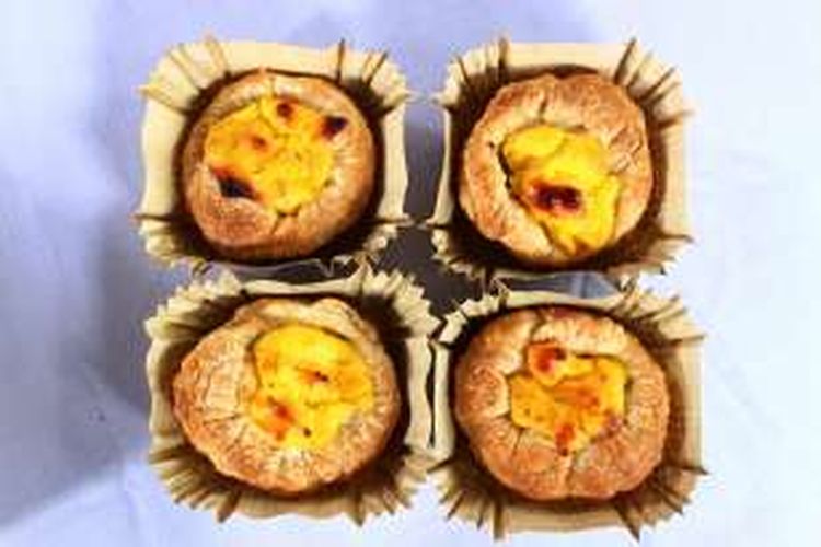Egg tart., kue yang berasal dari budaya portugis ini banyak terdapat di beberapa negara bekas jajahannya. Seperti Timor Leste, Hongkong, dan Macau.
