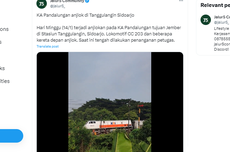 KA Pandalungan Anjlok di Dekat Stasiun Tanggulangin Sidoarjo, Jalur Tidak Bisa Dilalui Sementara