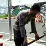 Pembatas Jalan Jembatan Tunggulmas di Kota Malang Dirusak Oknum Tak Bertanggung Jawab