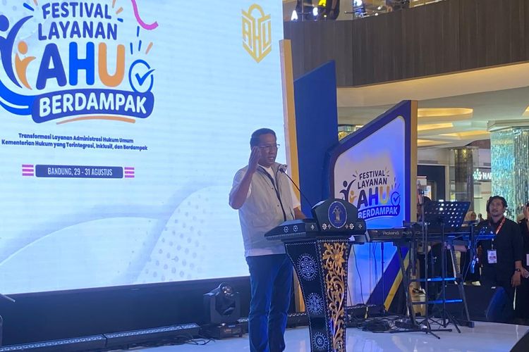 Festival Layanan AHU Berdampak, 470 Layanan Hukum Bisa Diakses Digital