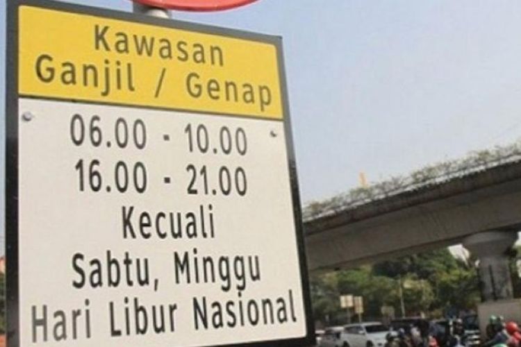 Ganjil Genap Jakarta Belum Berlaku Hari Ini