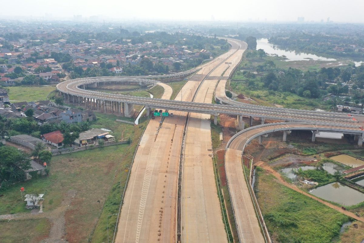 Tol Serpong-Cinere beroperasi fungsional Desember 2020.