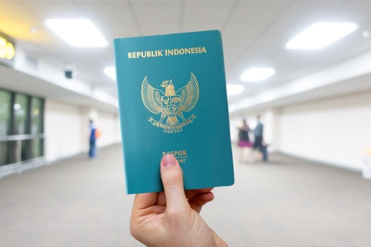 Ilustrasi paspor Indonesia