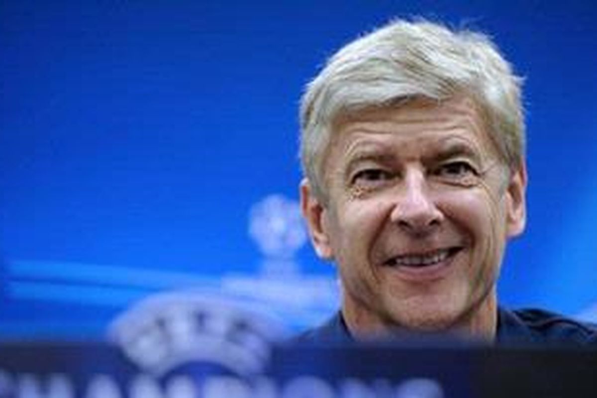 Pelatih Arsenal, Arsene Wenger.