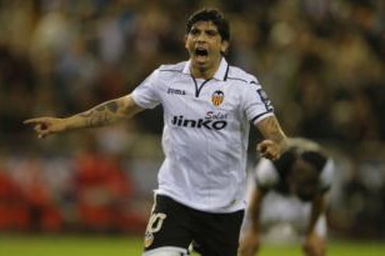 Gelandang Valencia, Ever Banega.