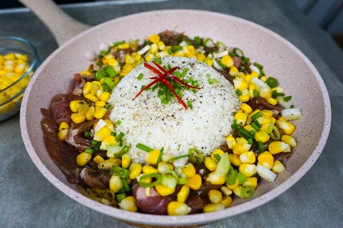 Resep Beef Pepper Rice ala Restoran Jepang, Pakai Madu biar Manis