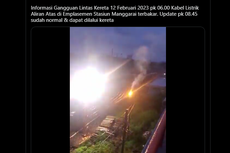Video Viral Kabel Listrik Stasiun Manggarai Terbakar, Apa Penyebabnya?