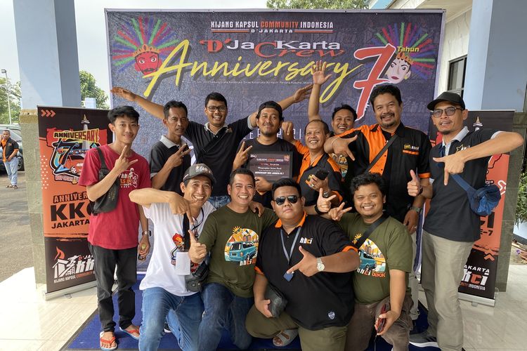 Potret anggota KKCI Jakarta yang memeriahkann acara ulang tahun komunitas ke-7