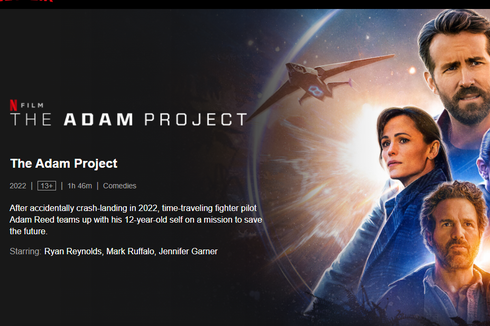 4 Fakta Menarik The Adam Project, Kisah Perjalanan Waktu 