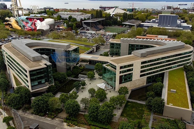 Kantor Bill & Melinda Gates Foundation di Seattle, Amerika Serikat. Mantan Menteri Keuangan Sri Mulyani bergabung dengan Gates Foundation. Simak jejak Gates Foundation di Indonesia.