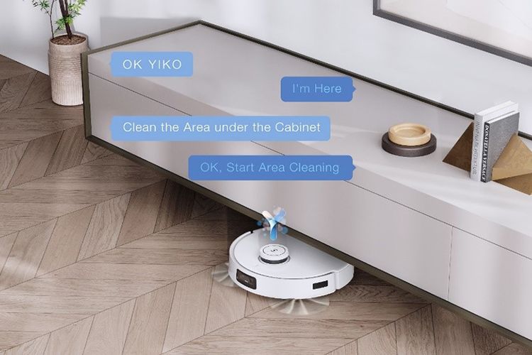 Pengguna Deboot T10 dapat memerintahkan robot vacuum untuk membersihkan area tertentu atau menghampiri pengguna yang berada pada radius jarak lima meter. 