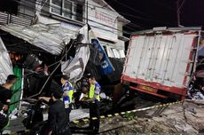 Maut di Turunan Ngaliyan, 2 Tewas, Ruko dan Warung Hancur Ditabrak Truk