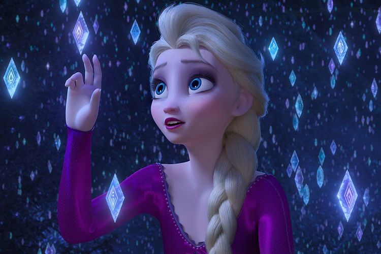 Elsa di film Frozen II (2020)